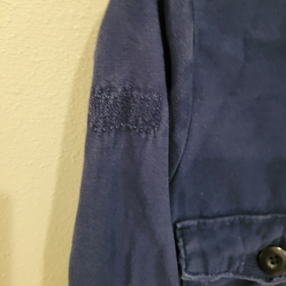 ZARA Find Your Way distressed button up shirt/jacket, overshirt Womens Med. - Picture 8 of 11